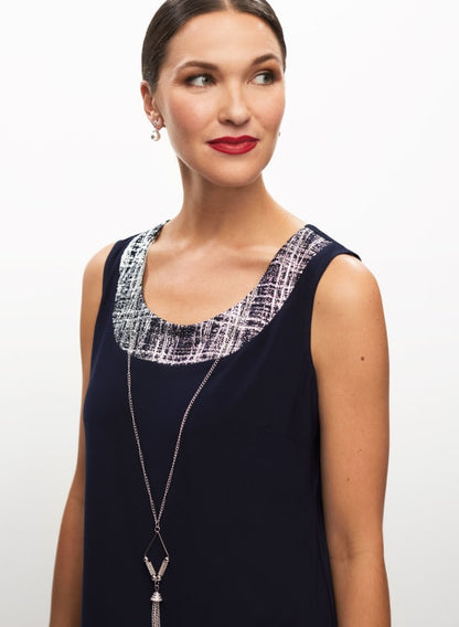 Top. Cami. Pants & Necklace Set
