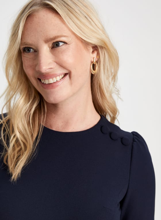 Button Detail Dress