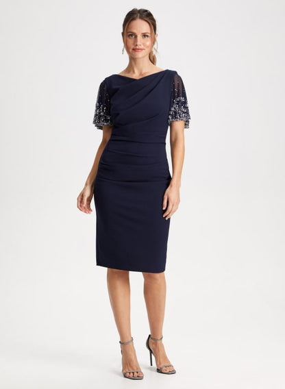 Beaded Sleeve Dress
