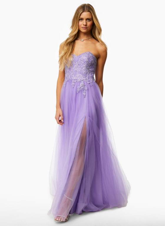 Embellished Corset Detail Gown
