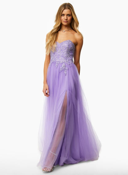 Embellished Corset Detail Gown