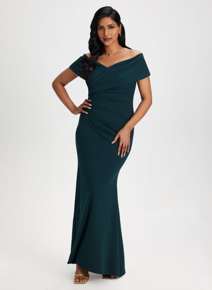 Bardot Neck Off-the-Shoulder Dress