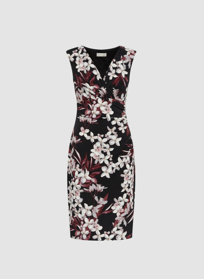 Floral Print Cap Sleeve Dress