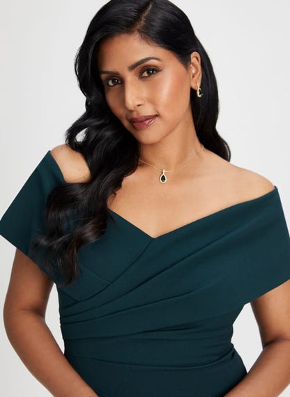 Bardot Neck Off-the-Shoulder Dress