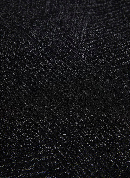 Metallic Jacquard Motif Dress